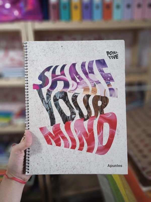 Producto - Cuaderno Mis Apuntes 29.7 Positive S/rig 80h c/Espiral T/D