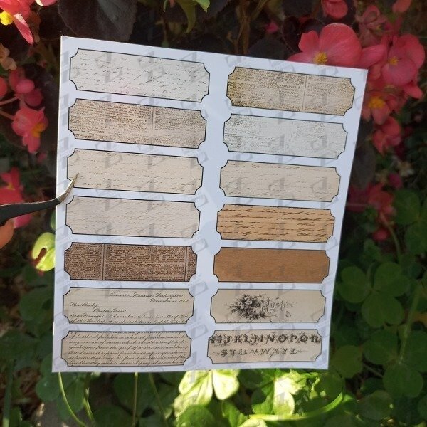 Producto - STICKERS EPHEMERA LABELS