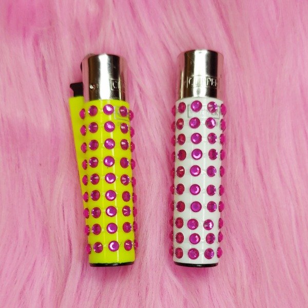 Producto - Sparkly Flame Clipper Pink Strass