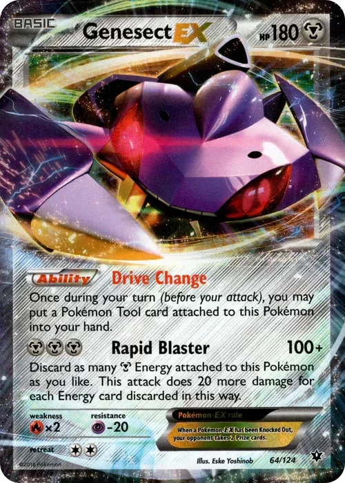 Producto - Genesect EX - 64/124 - Fates Collide - Holo