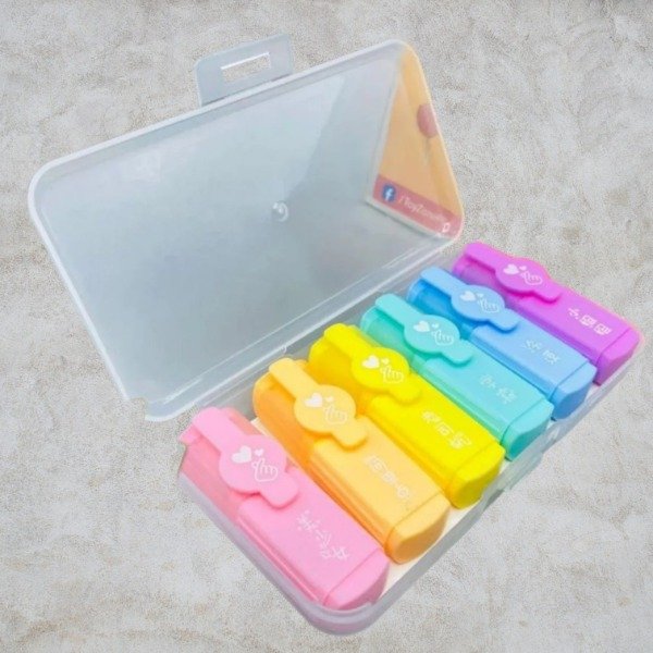 Producto - Pack 6 Resaltadores en Caja - 1
