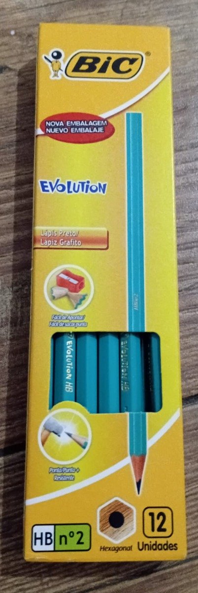Producto - Lapiz negro Bic Evolution flexible x 12 unidades