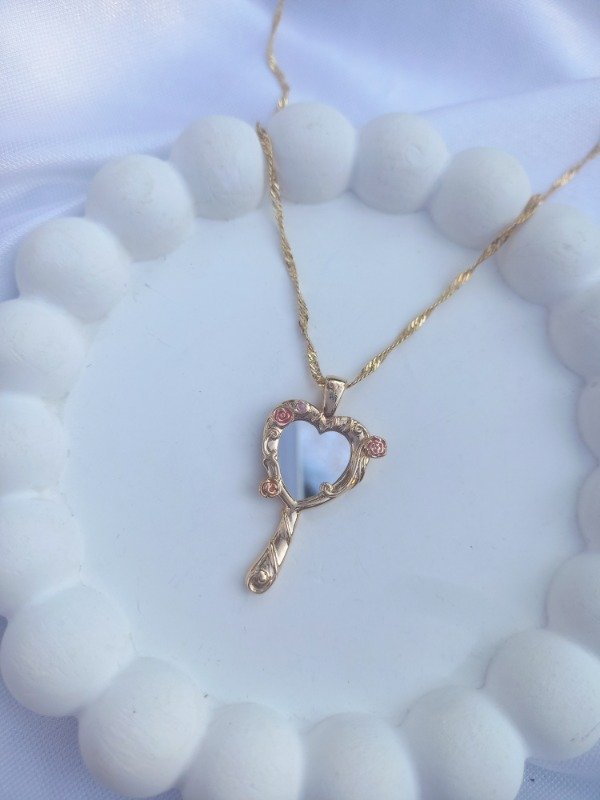 Producto - cadenita espejito "barbie el castillo de diamantes" (golden)