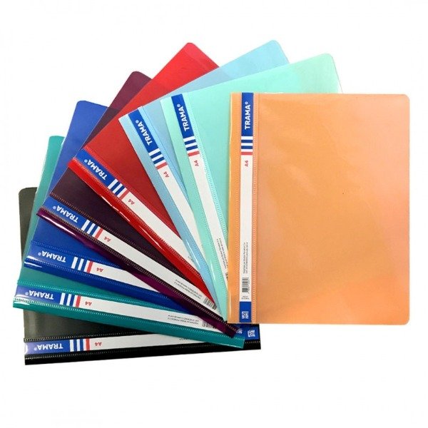 Producto - CARPETA TAPA TRANSPARENTE A4 V/COLORES