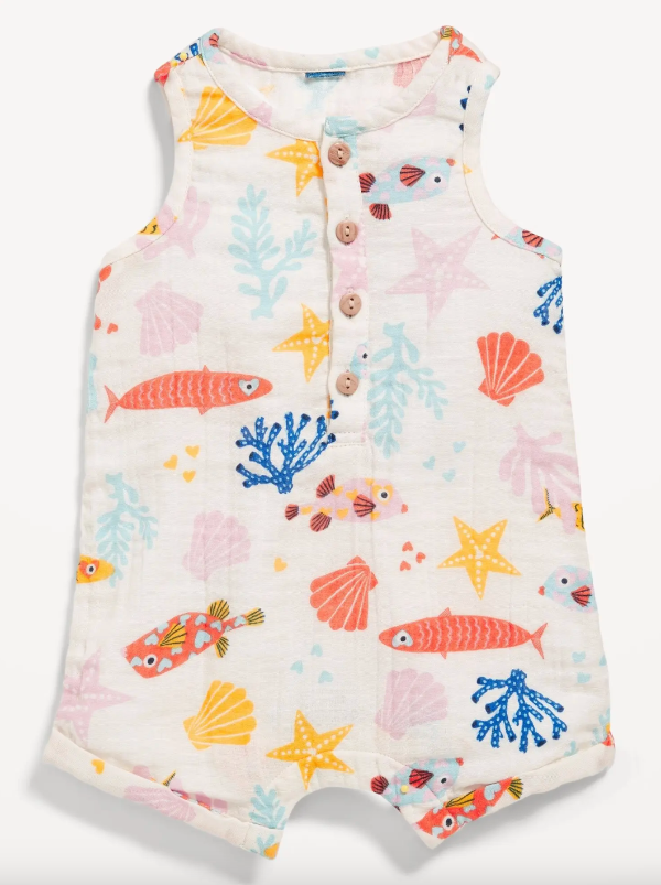 Producto - Enterito Marca OLD NAVY Fondo Marino