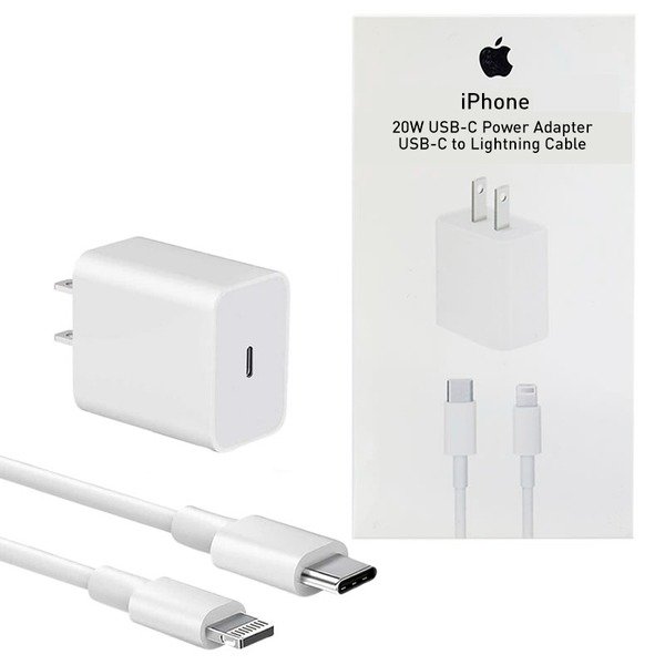 Producto - Cargador Iphone 20w + Cable Tipo C a Iphone