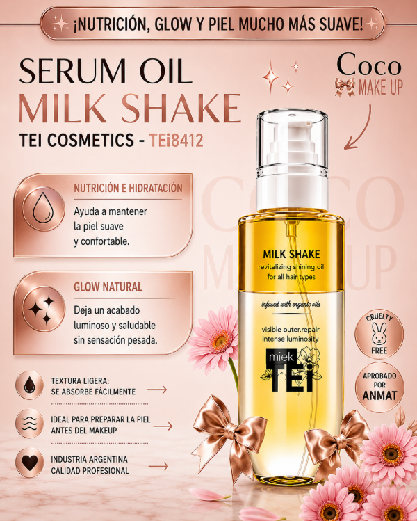 Producto - SERUM OIL MILK SHAKE - TEI COSMETICS - TEI8412