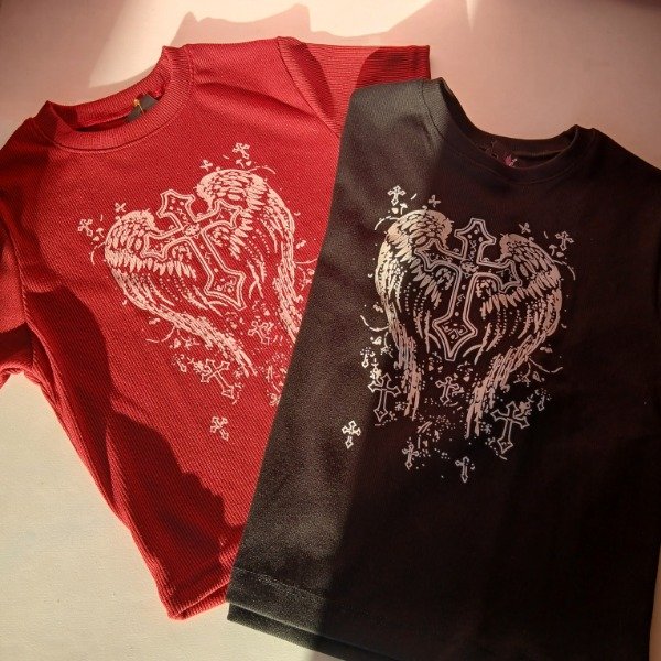 Producto - Remera cruz con alas