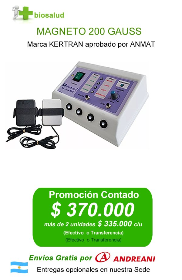 Producto - Magneto M4K KERTRAN 200 Gauss, con dos Solenoides Planos