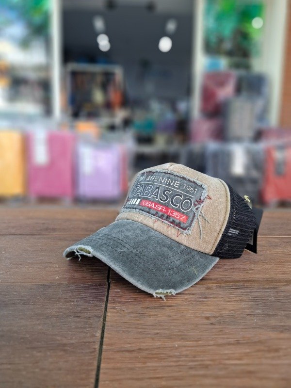Producto - Gorra Tabasco Beige/Gris art 125822