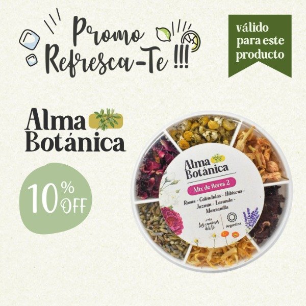 Producto - Mix 2 Rueda Flores    ALMA BOTANICA