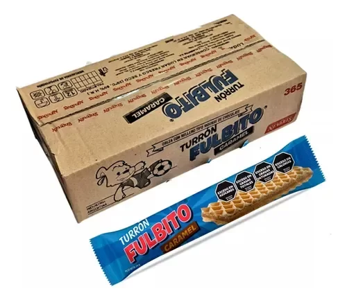 Producto - Fulbito Turron Caramel x 50 (cada uno158)