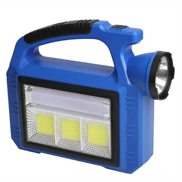Producto - Linterna Portátil de Emergencia Recargable + Carga Solar YD-2209-3 (MG2858)