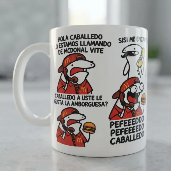 Producto - hola caballedo peefeto taza ceramica