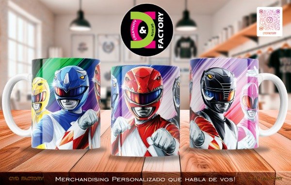 Producto - Taza Power Rangers - TZ-RT-BL-11OZ-167-TVS-PR