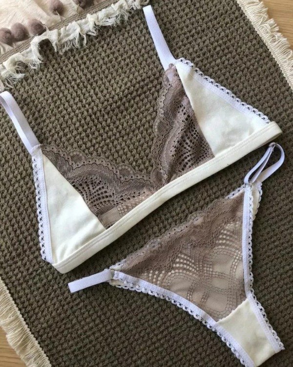 Producto - Set Emilia algodon - Camel