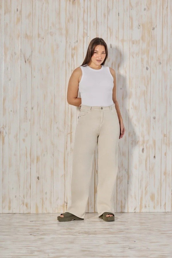 Producto - Jean WIDELEG CENITHO ARENA- elastizado - 5