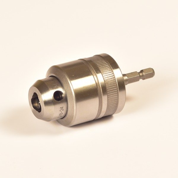 Producto - Mandril Makita de 10 mm para colocar mechas cilíndricas en atornilladores - 0