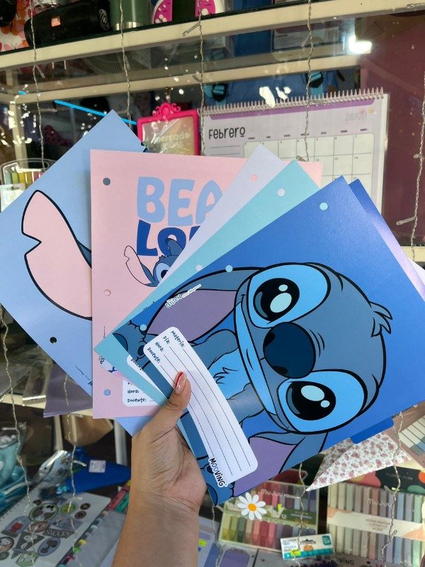 Producto - Asignatura Stitch con solapas N3