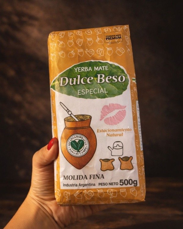 Producto - Yerba Mate Dulce Beso Barbacuá 500Gr