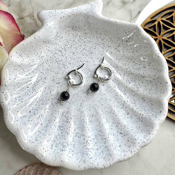 Producto - Aritos Turmalina Negra