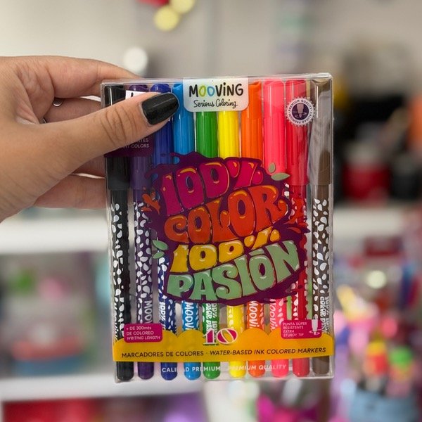 Producto - Coloring Mooving Marcadores de colores x10 6889