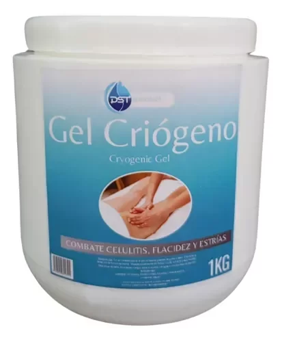 Producto - Gel Criogeno Frio Combate Celulitis Flacidez 1kg Tonifica