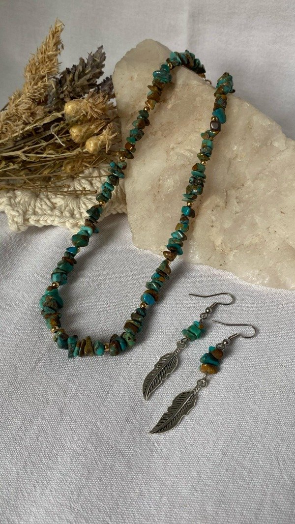 Producto - Gargantilla de turquesa africana