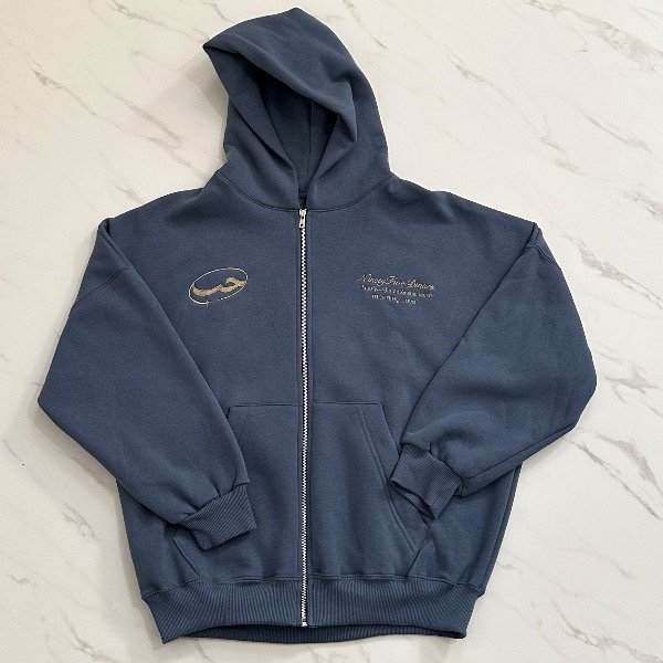 Producto - Campera Petrol Azul Bordada Premium