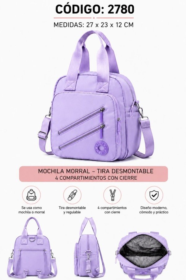 Producto - MOCHILA MORRAL 2780 - 3