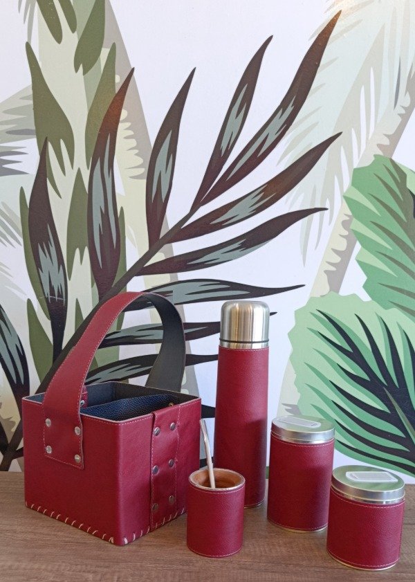Producto - Set Matero Con Canasta Borravino