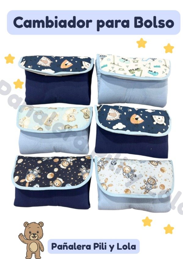 Producto - Cambiador para Bolso azules (Consultar modelo disponible)