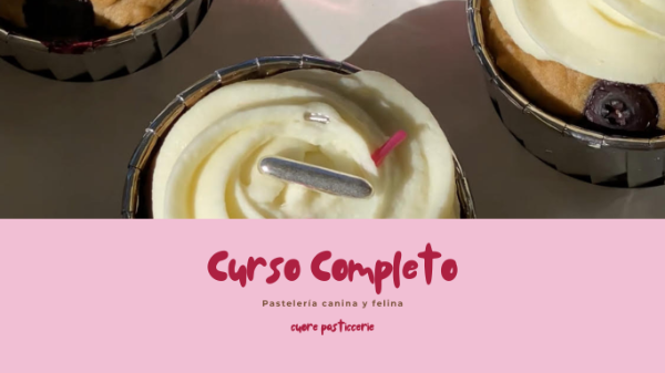 Producto - Curso pasteleria canina y felina - Cuore Pasticcerie.