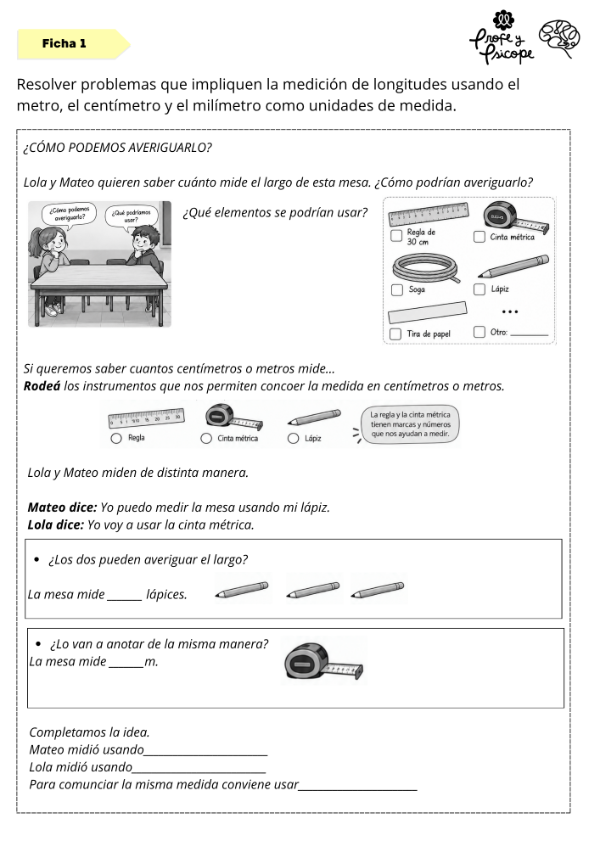 Producto - MEDIDAS 4to GRADO: Matemática 2 niveles de dificultad - 1