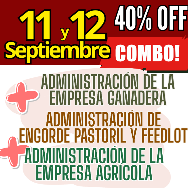 Producto - COMBO 3 CURSOS: Admin Ganadera + Engorde Pastoril y Feedlot + Admin Agrícola - 0
