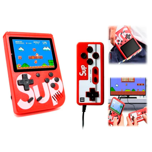 Producto - CONSOLA SUP retro 400 en 1 + Joystick