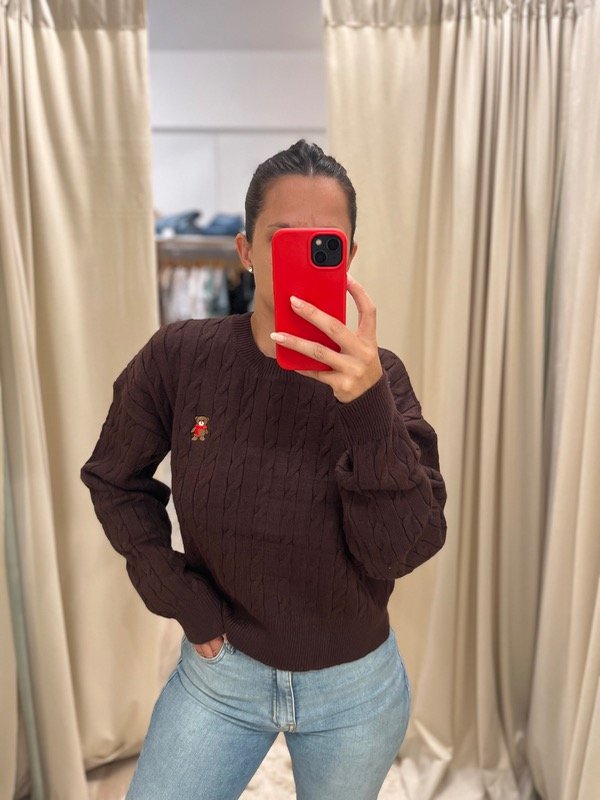 Producto - Sweater trenzado bordado - 3