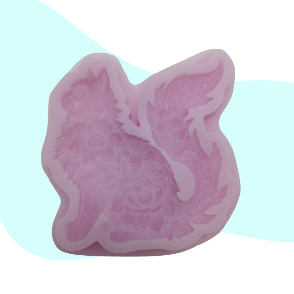 Producto - Molde Gato Floreado - 1