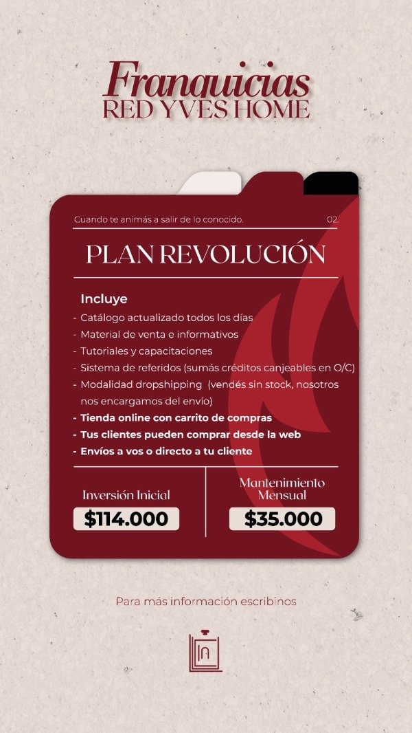 Producto - FRANQUICIA PLAN REVOLUCIÓN