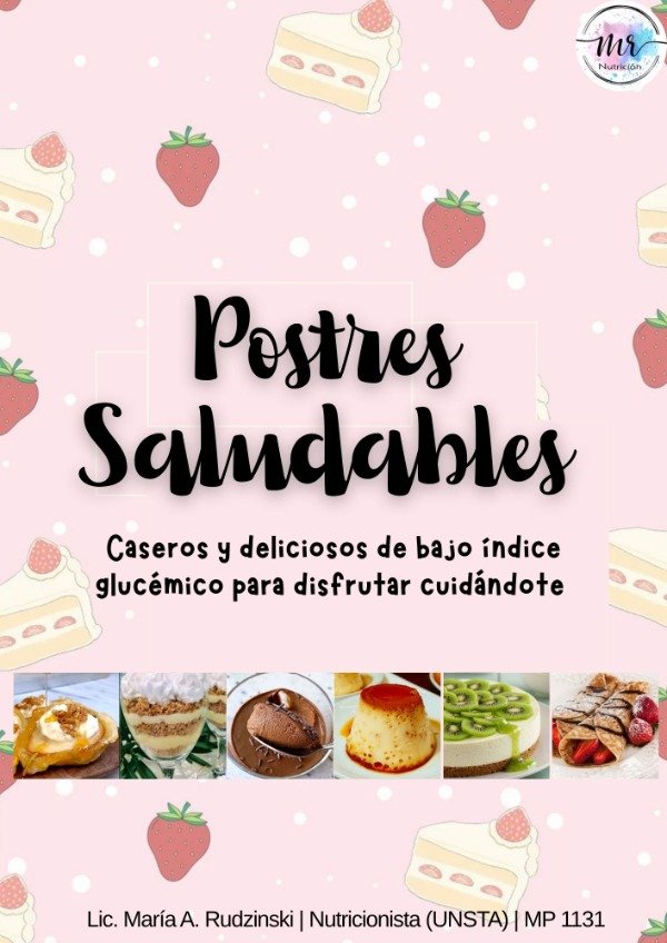 Producto - RECETARIO POSTRES SALUDABLES