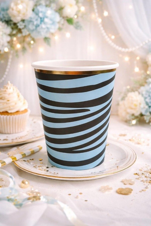 Producto - VASOS SAFARI CEBRA X10UN