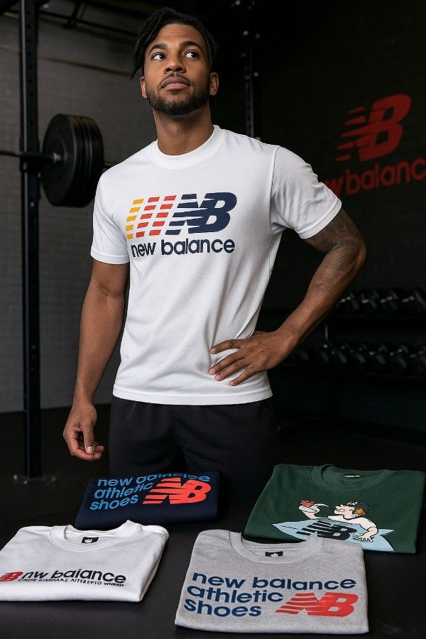 Producto - Remera New Balance Estampada