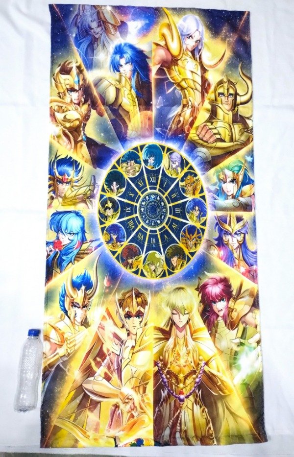 Producto - Toallon Caballeros del Zodiaco Dorados Anime