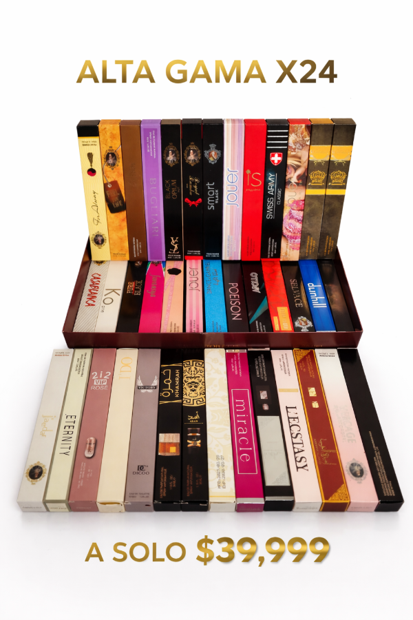 Producto - BE1501 PACK X24 PERFUMES ALTA GAMA SURTIDOS