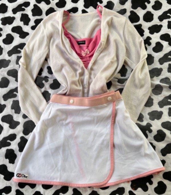 Mini falda vintage dior talle 38/40