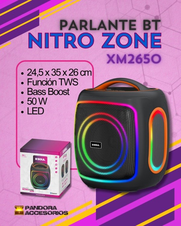 Producto - Parlante BT Nitro Zone XM2650 50W - 0