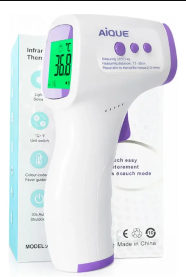 Producto - Termómetro Infrarrojo Digital Sin Contacto P/ Bebé Y Adulto - 0