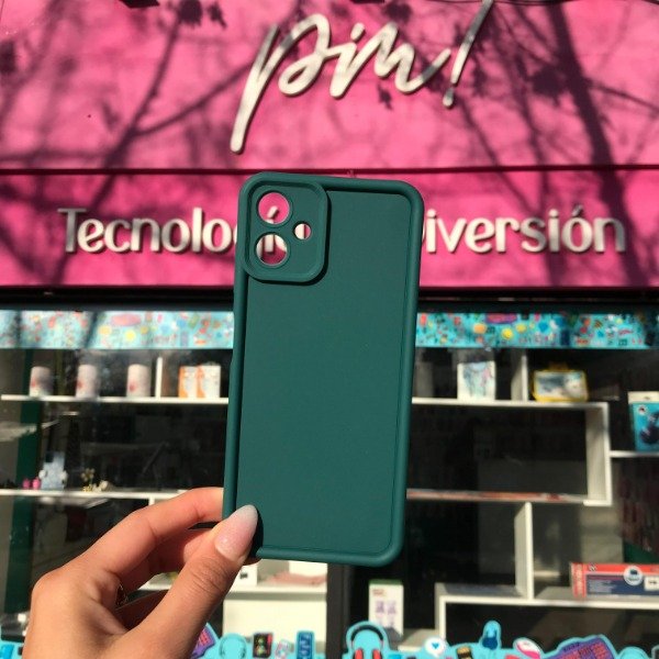 Producto - Samsung A06 Funda Silicona Color Verde
