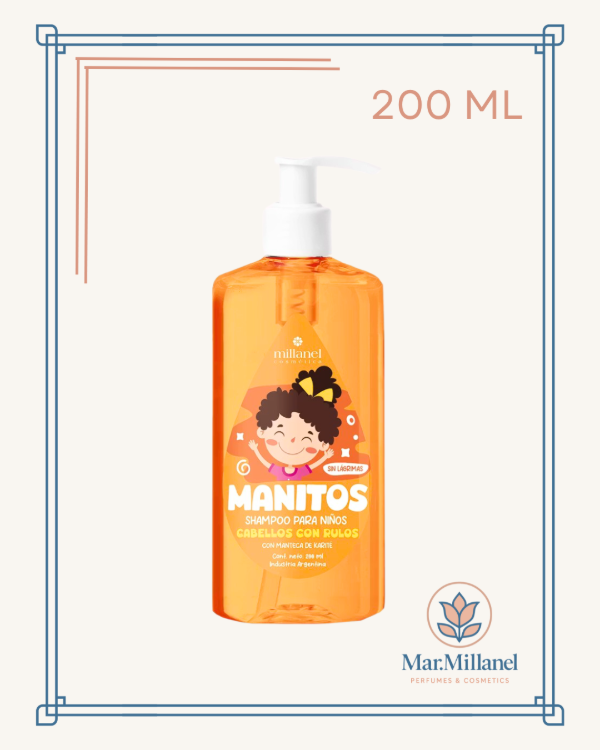 Producto - Shampoo niños cabello con rulos y claros - Manitos