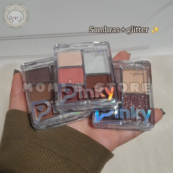 Producto - Paleta de sombras Pink 21 "Eyeshadow + Glitter"